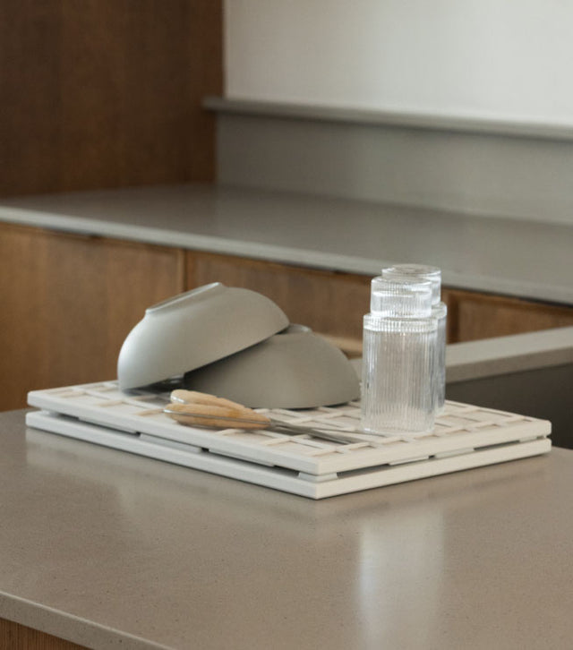 Folded large Dish Pad with quick-drying stone. 