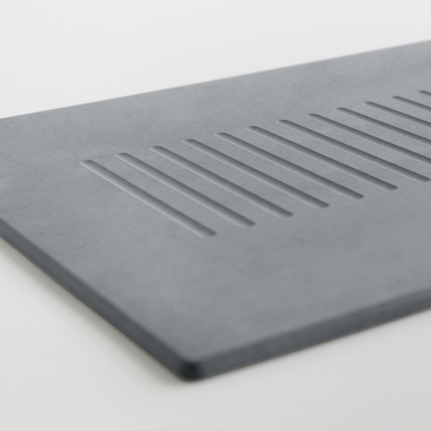 detail of bath stone mat 