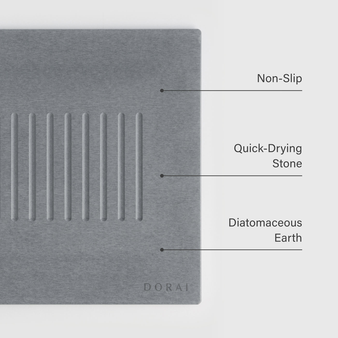 non-slip quick-drying stone made of diatomaceous earth