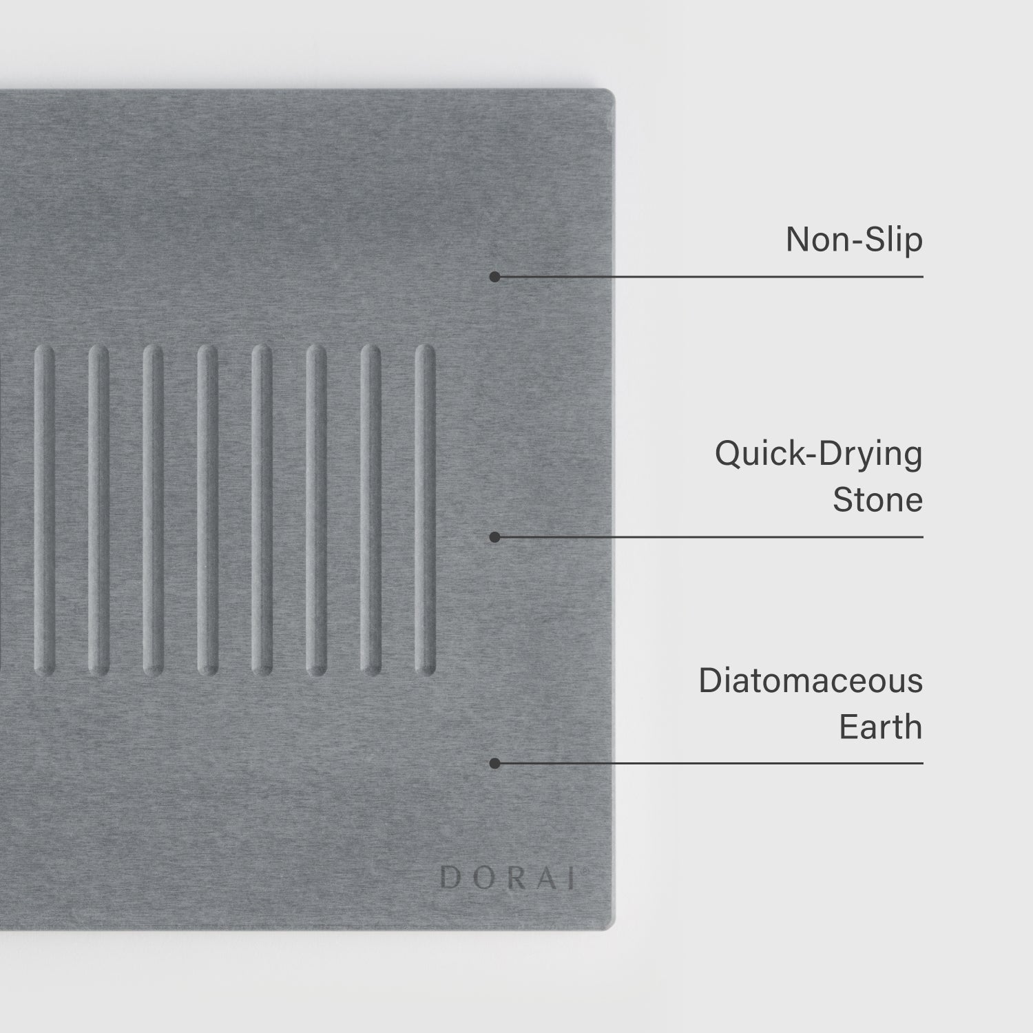 non-slip quick-drying stone made of diatomaceous earth