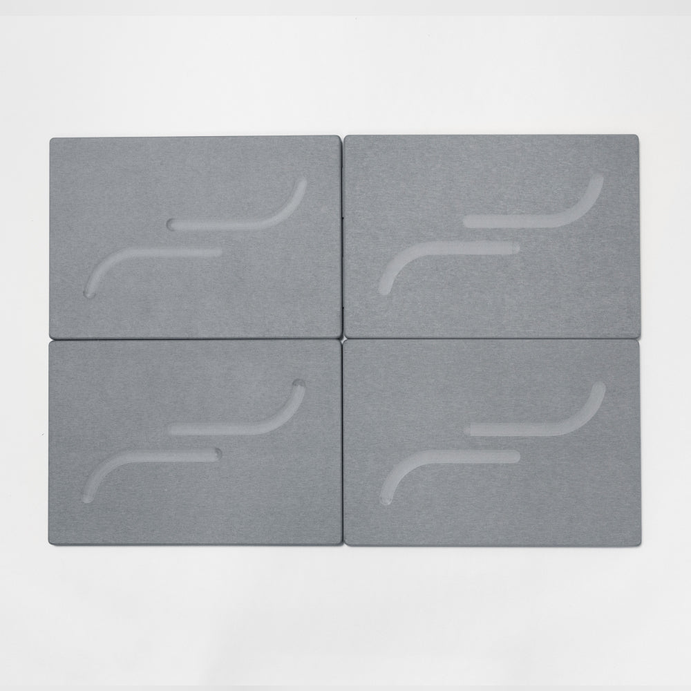 large bath stone - arch, ash color - Dorai Home