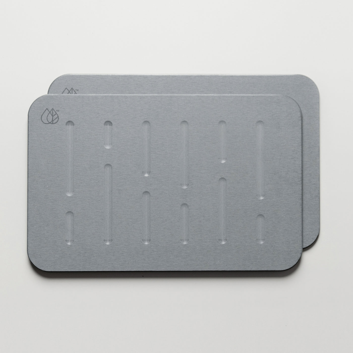 2-packs of grey bath stone mat that dries quick - Dorai Home