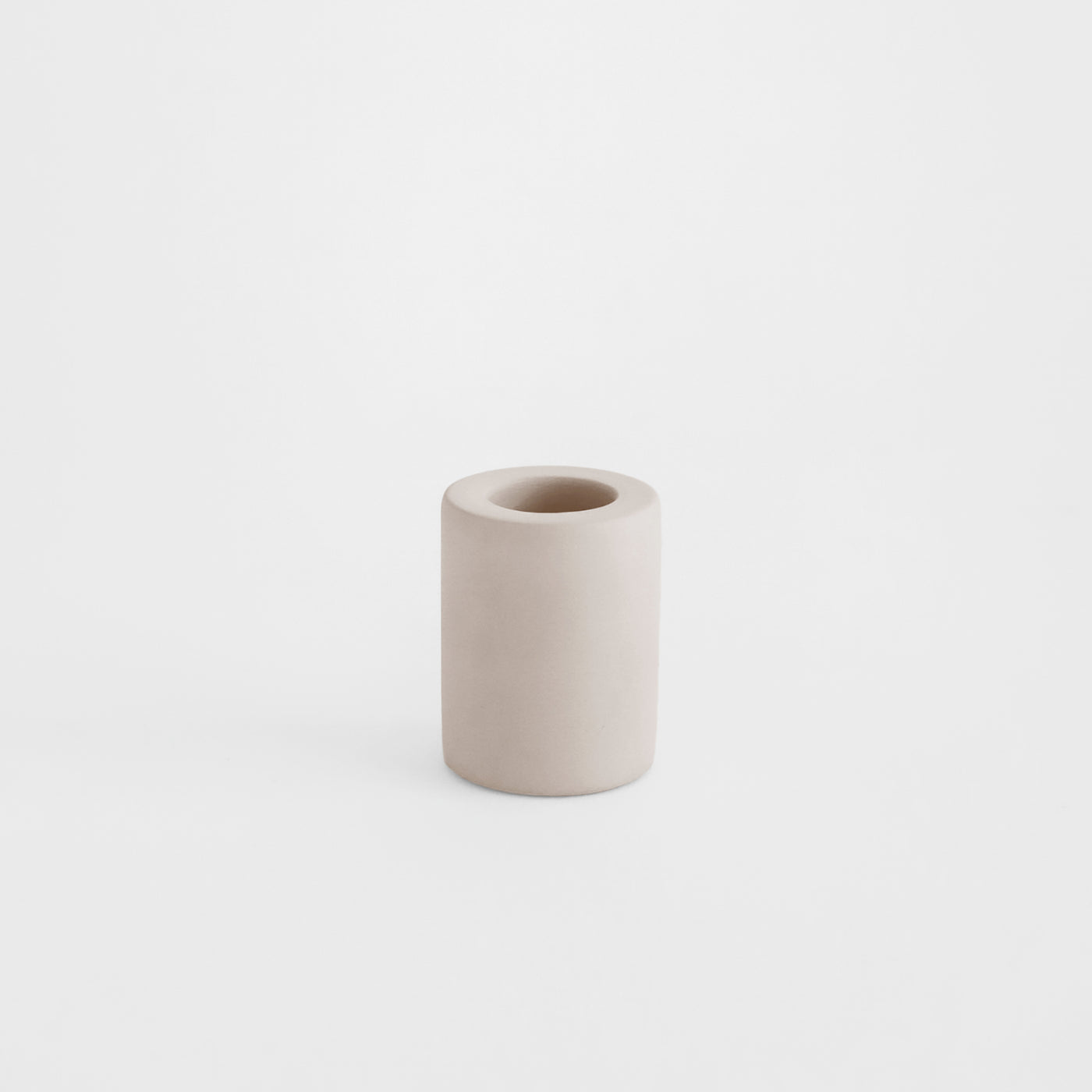 light beige toothbrush holder made from diatomaceous earth - Dorai Home