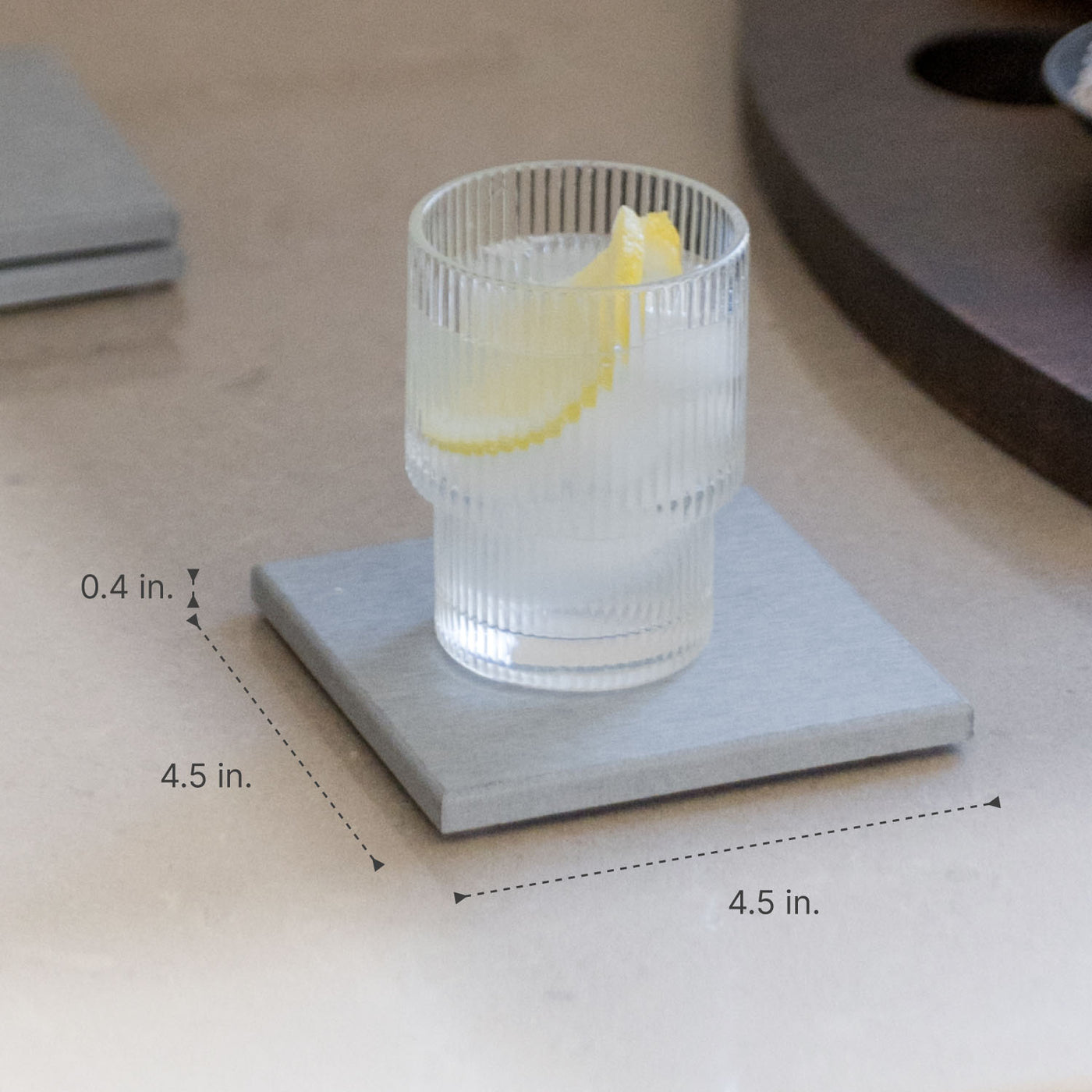 large stone coaster dimensions - Dorai Home