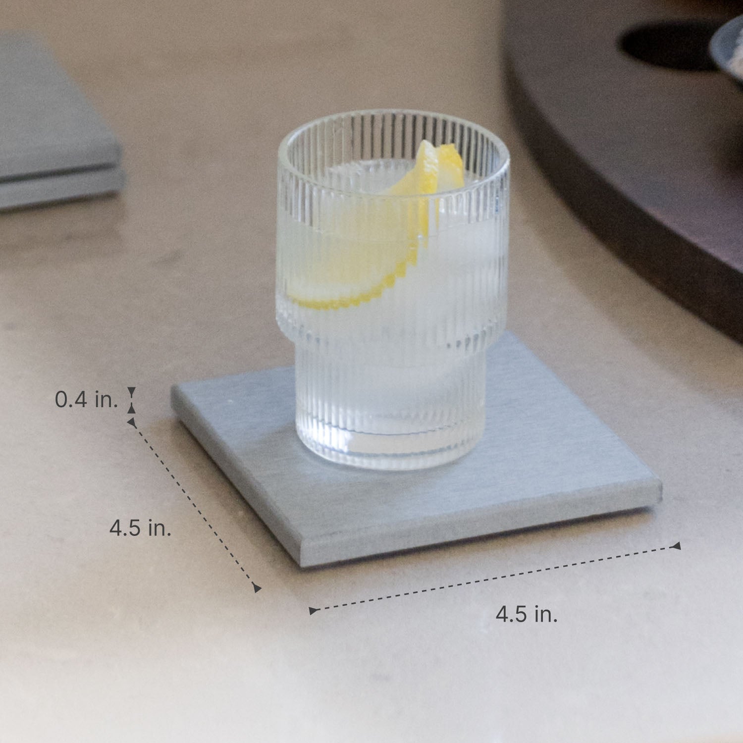 large stone coaster dimensions - Dorai Home