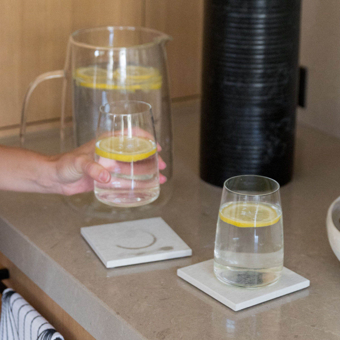 large stone coasters - Dorai Home