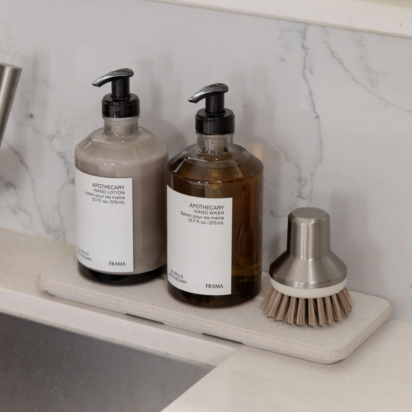Drift Dish Pad + Stone Sink Caddy Bundle