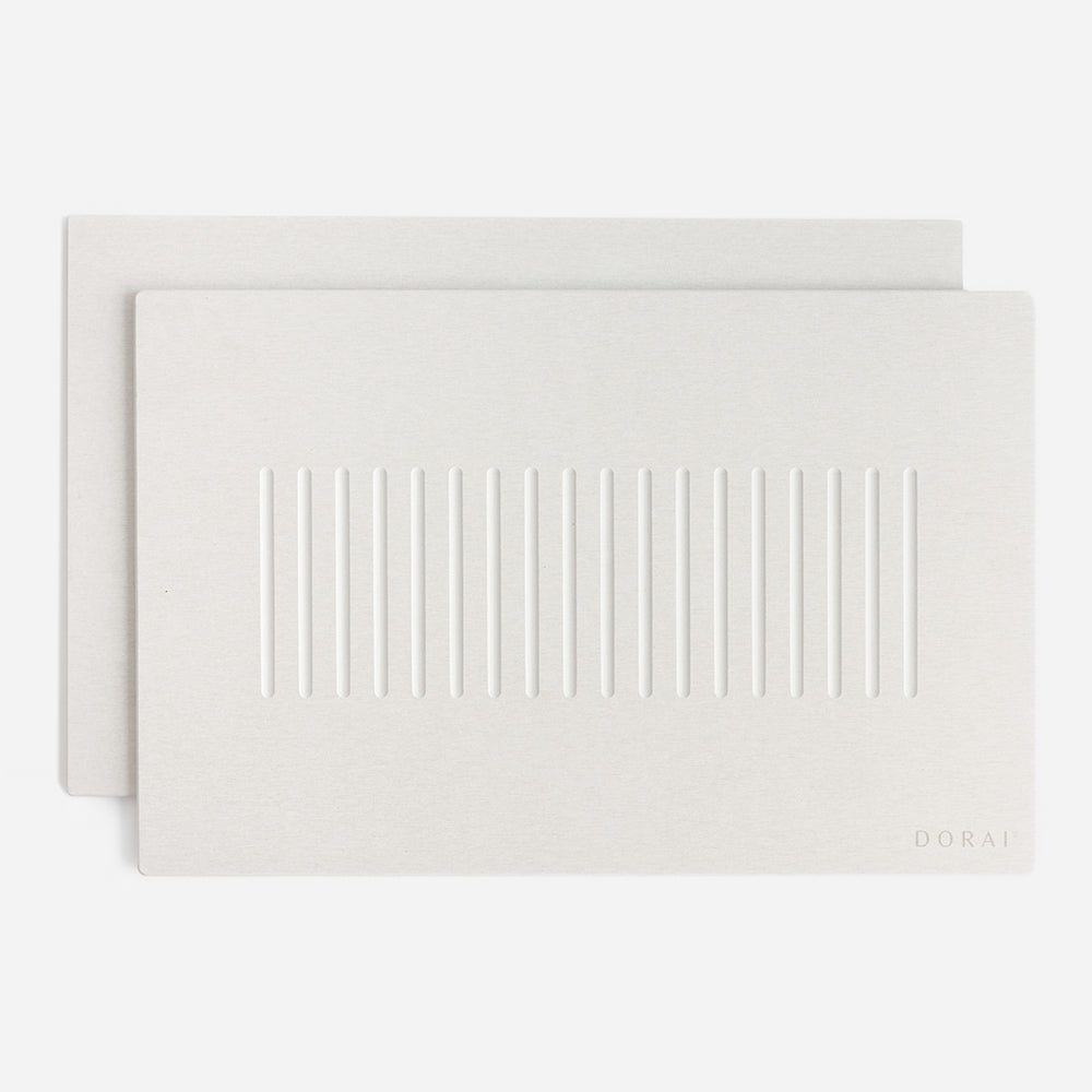 2-pack of off white bath stones