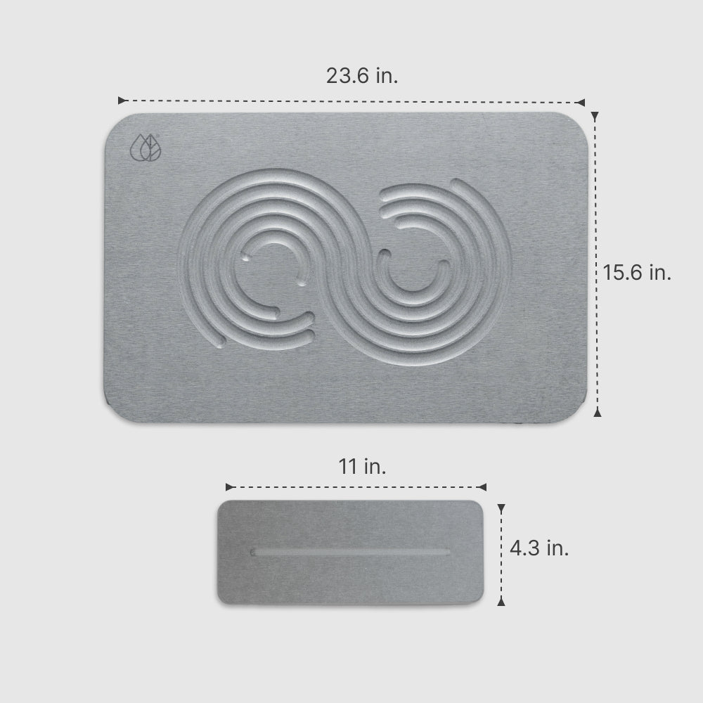 Bath Stone™ Mat - Zen + Stone Sink Caddy Bundle