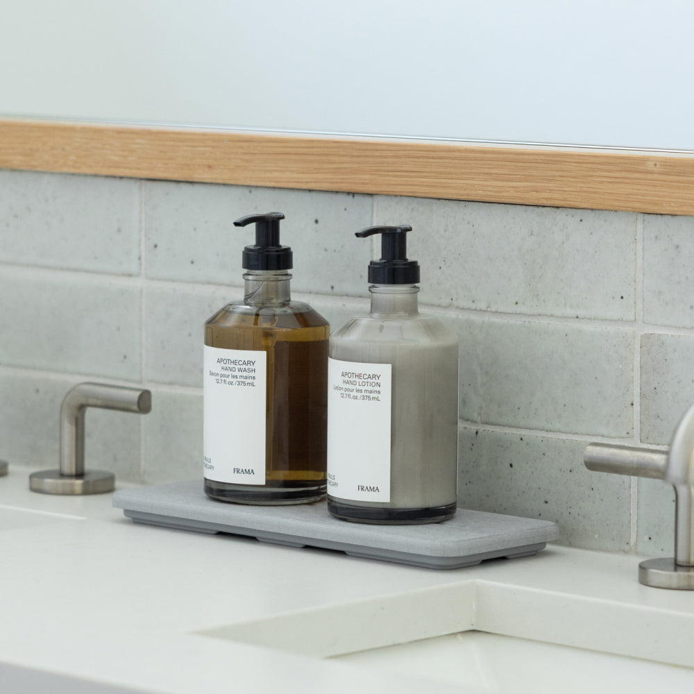 Bath Stone™ Mat - Rain + Stone Sink Caddy Bundle