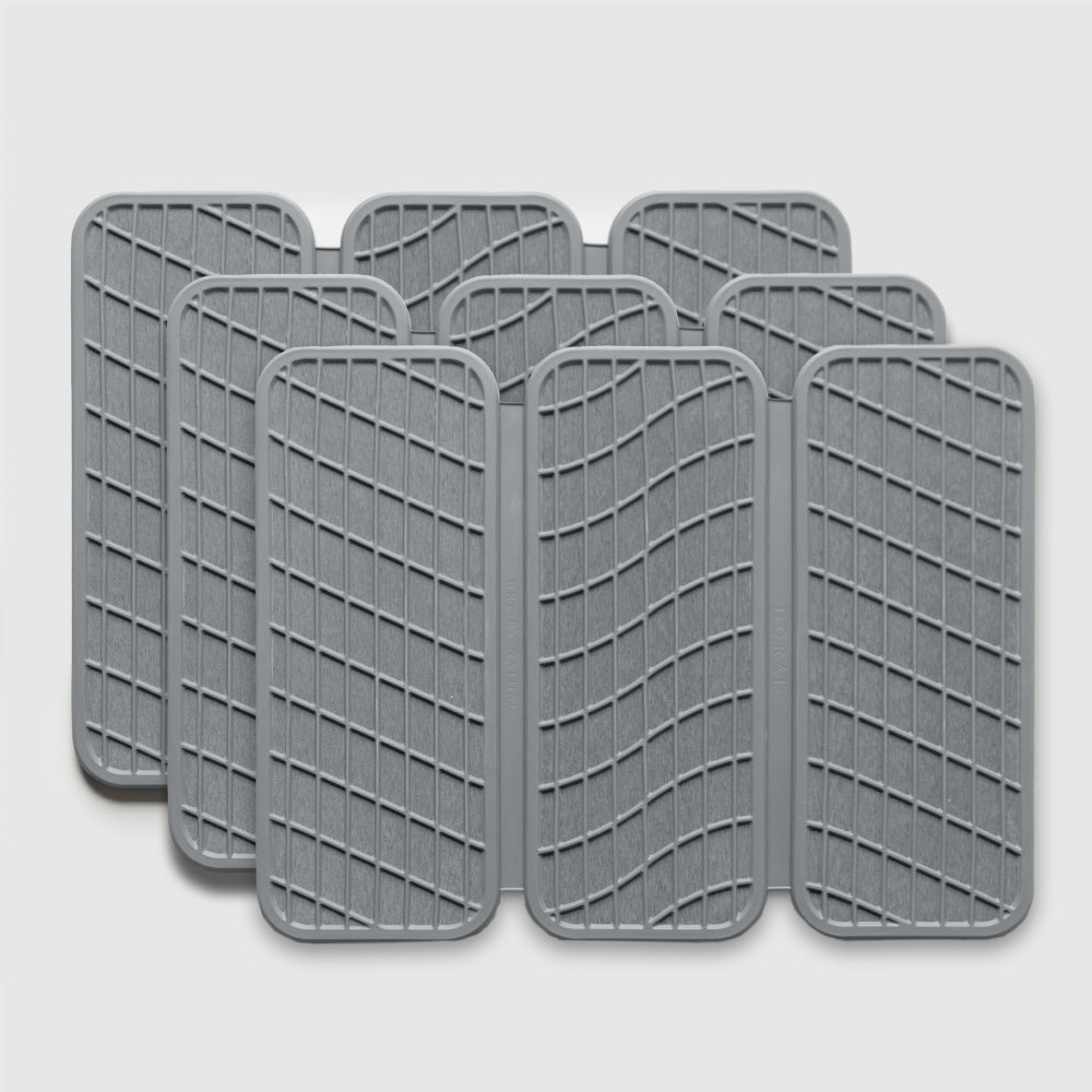 Dish pad 3-pack Ash color - Dorai Home