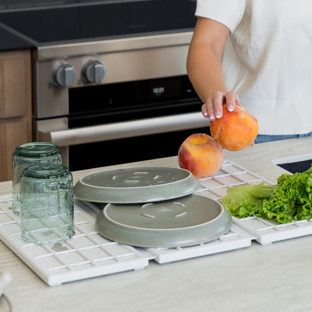 dish pad ridge, glacier color - Dorai Home