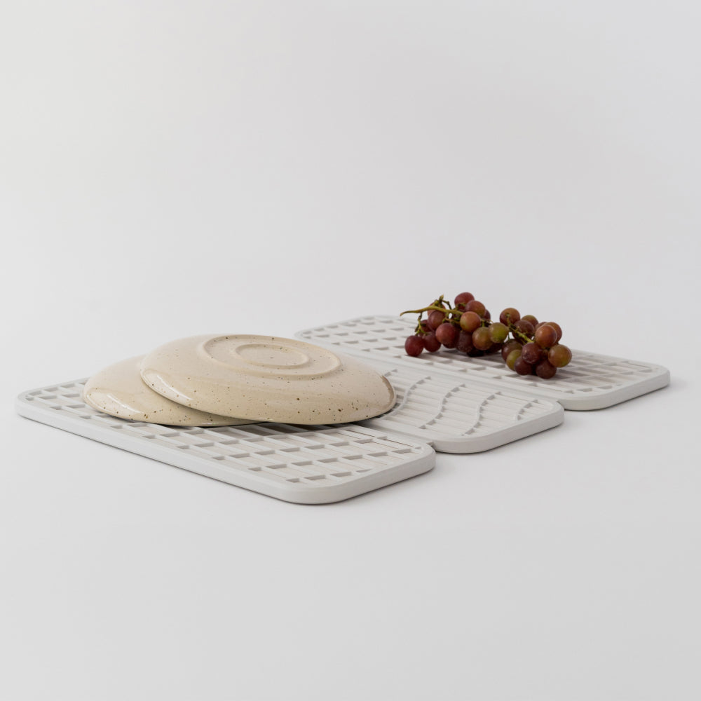 Glacier color dish drying mat - Dorai Home