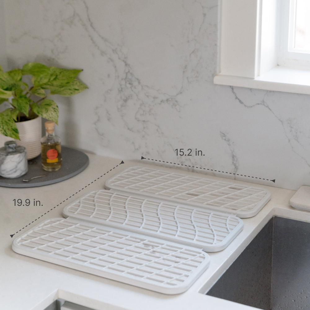 19.9" x 15.2" dish pad stone - Dorai Home