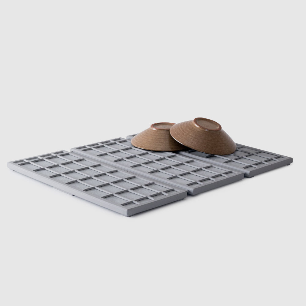 dish pad ridge, ash color - Dorai Home