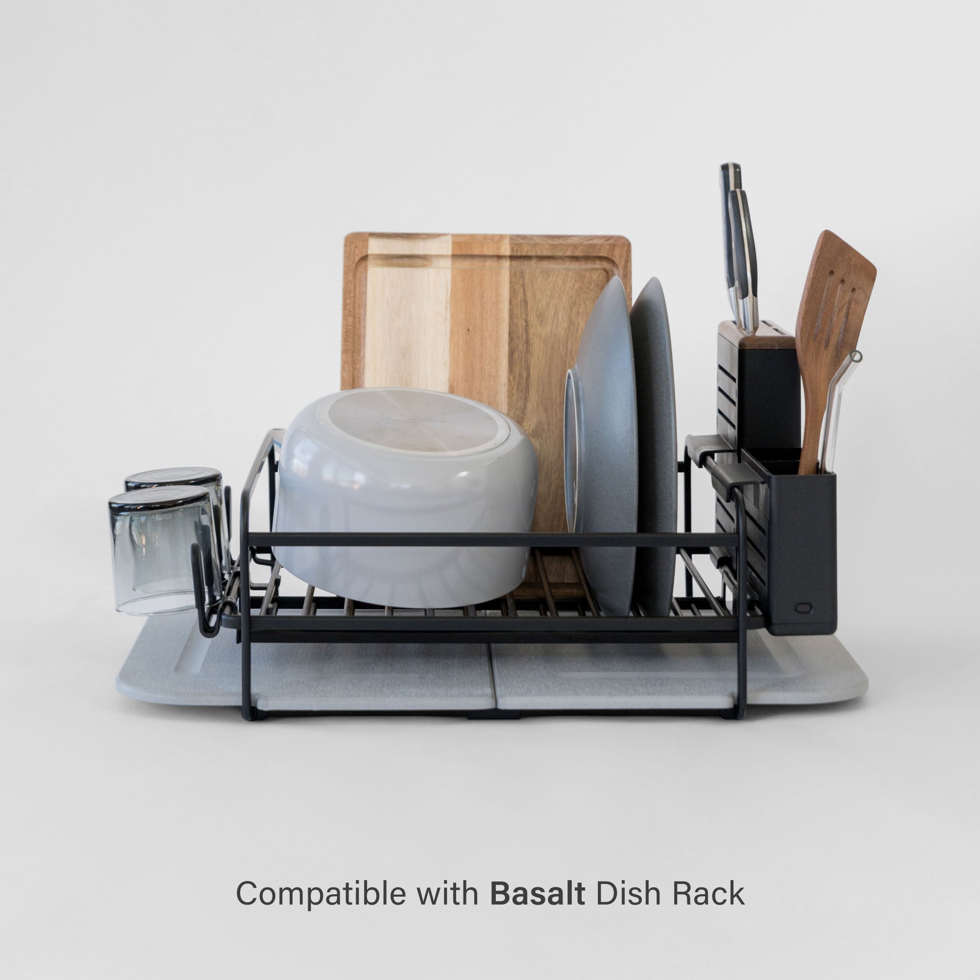 Ash Replacement Stones are compatible with Basalt Dish Rack. 