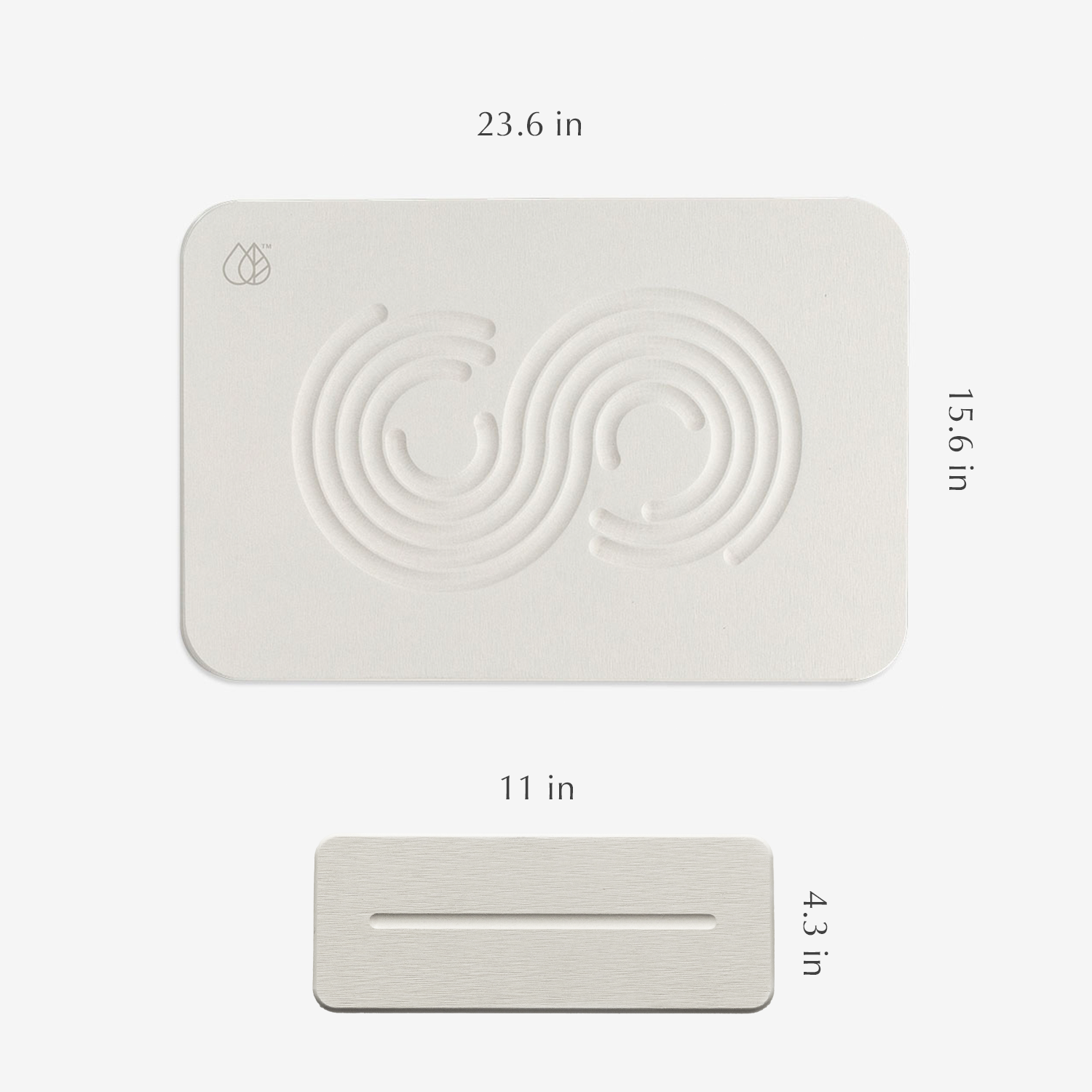 bath stone and sink caddy dimensions