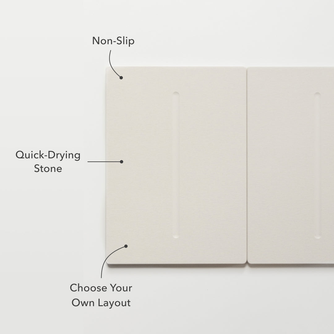 non-slip quick-drying customizable bath stone mat