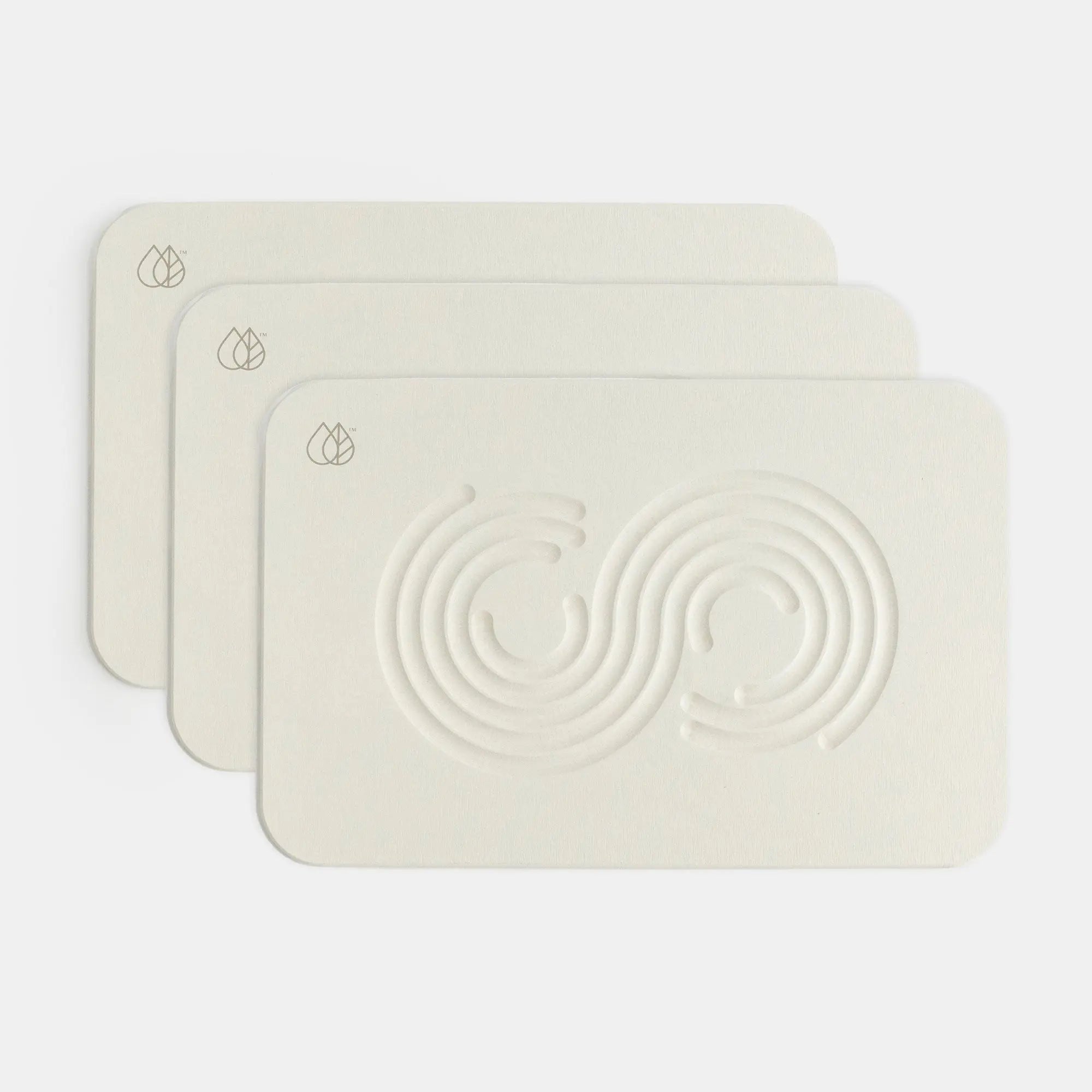 Three Sandstone Zen Diatomaceous Earth stone Bath Mats - Dorai Home